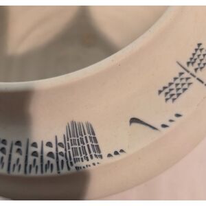 Sarah Ness Holcomb Studio Pottery Bowl Signed Hand Thrown Vessel